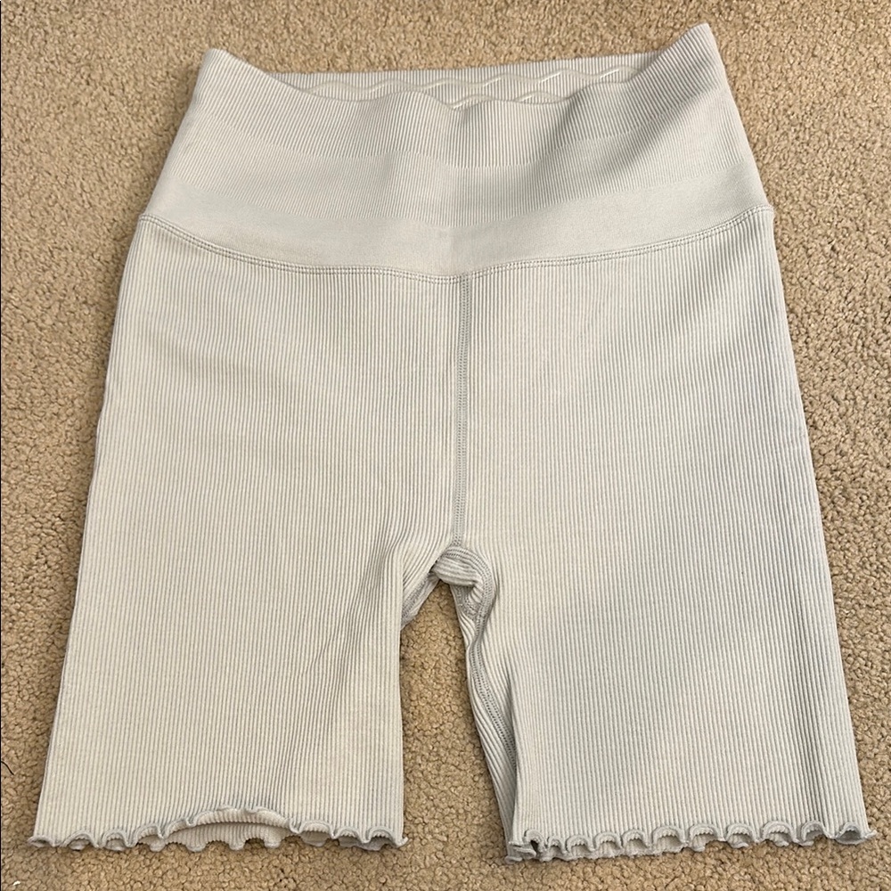 Spiritual Gangster Ribbed High-Waist Shorts M/L